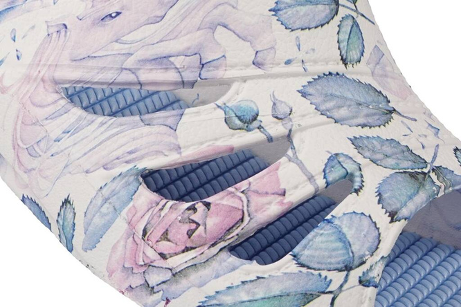 American Club DNH-100 women's pool slippers blue and lilac size 36-41