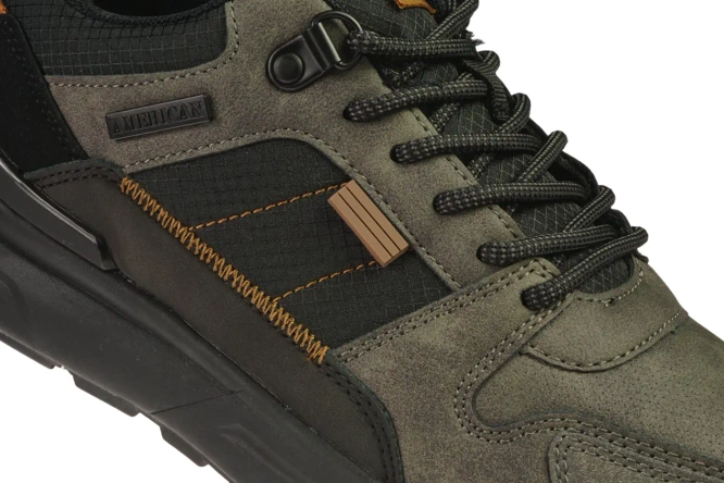 Buty sportowe męskie American Club MAA-49 czarno-szare rozm.42-44