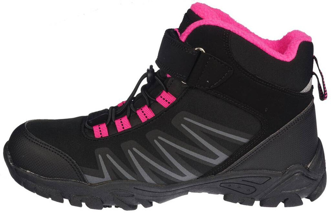 American Club DWT-112 youth trekking shoes, black and pink, size 37