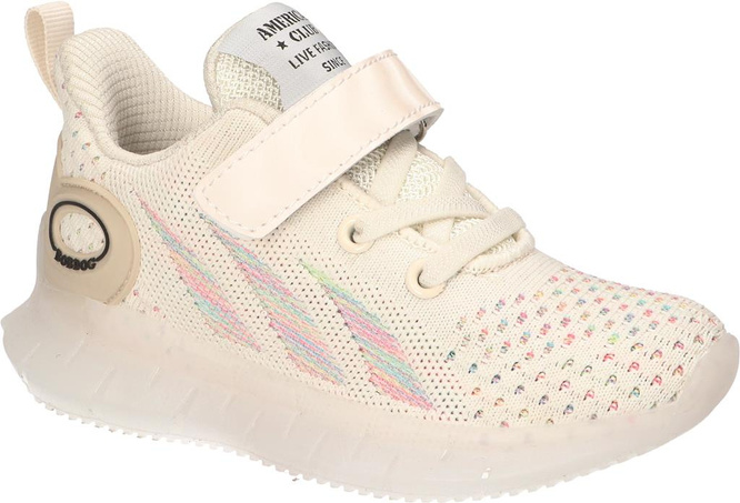 Buty sportowe dziecięce American Club BRL-79 różowe i kremowe rozm.27-31