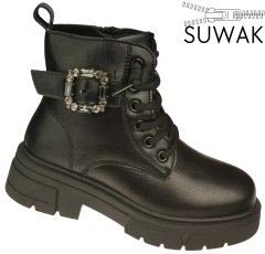 Apawwa BN630BL children's winter boots black size 26-31
