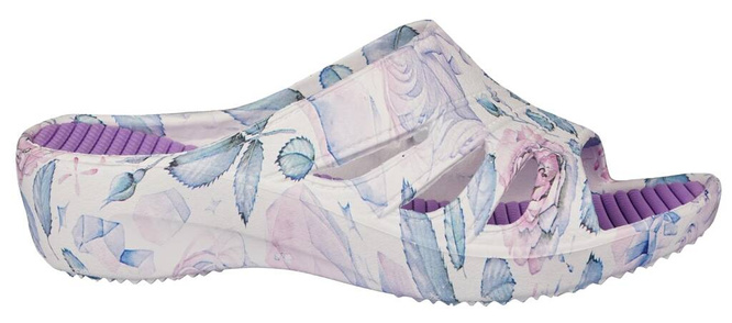 American Club DNH-100 women's pool slippers blue and lilac size 36-41