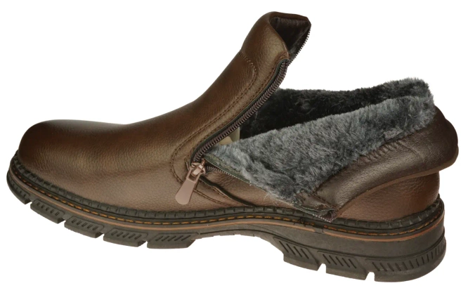 Men’s winter boots Feisal M9901-25BR brown sizes 44–48