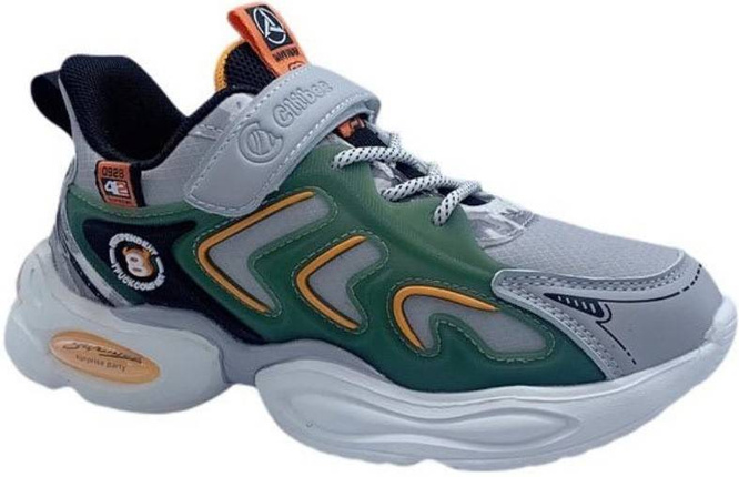 Children's sports shoes Clibee CL310GYYE grey and yellow size 32-37
