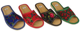 Women's highlander shoes Pako DPAK2203 green, black, blue and red, sizes 36-41