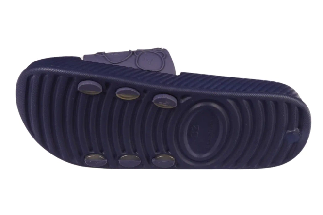 Children's pool flip-flops Sport BT2503D navy, fuchsia, blue and pink sizes 24-29