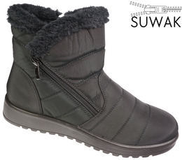 Le Scarpe Women's Snow Boots DA7343-1 – Black, Sizes 36-41