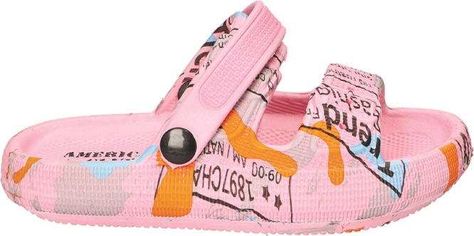 Children's sandals American Club CNH-178 pink and lilac, sizes 24–29