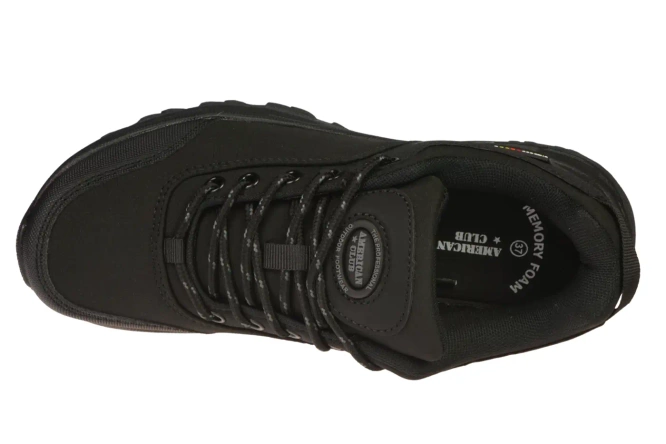 Men’s Sports Shoes American Club MWT-268, Black & Khaki, Sizes 40–43