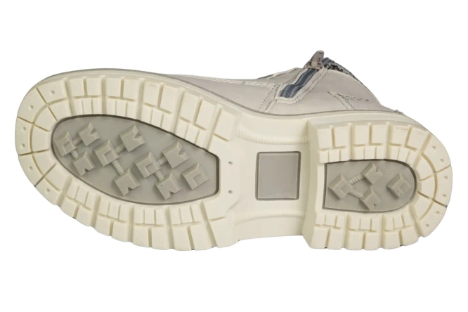 Children's winter shoes American Club C-708121-W navy blue and white, size 32-36