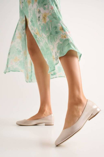 Baleriny damskie Sergio Leone DBL608BEZL beżowe rozm.36-41