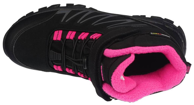 American Club DWT-112 youth trekking shoes, black and pink, size 37