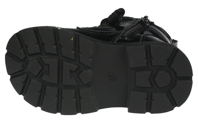 Apawwa AN629BL children's winter boots black size 21-25