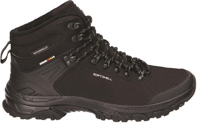 Buty trekkingowe młodzieżowe American Club DWT-230 czarne rozm.36-41