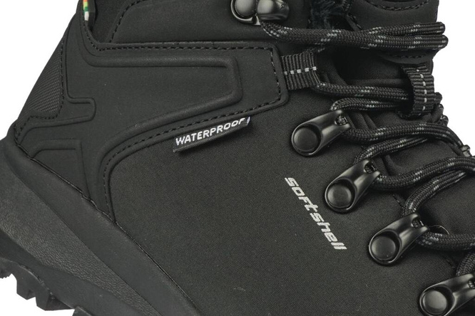 Buty trekkingowe męskie American Club MHL-144 czarne i zielone rozm.40-43