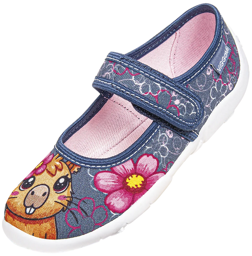 Children’s sneakers Viggami ROXI DRUK navy, sizes 26–33.