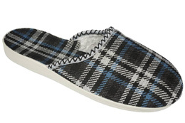 Men's textile slippers Fatex MF2165 navy blue size 41-46