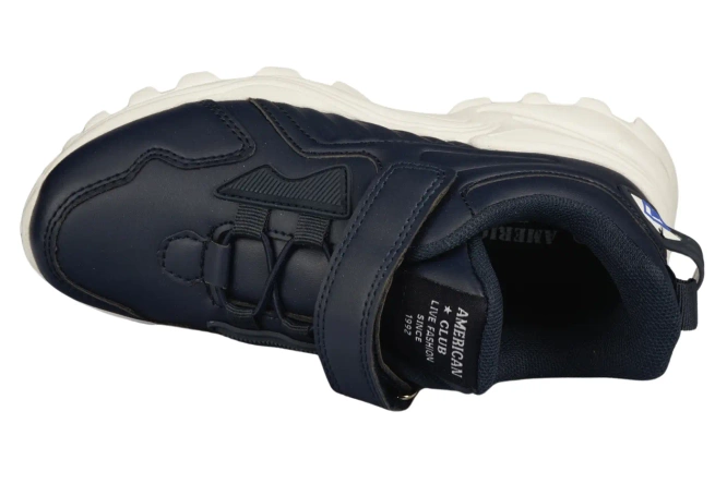 Buty sportowe dziecięce American Club CAA-17 czarne i granatowe rozm.32-36