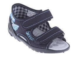 Children's sneakers Ren But NAVY SHARK navy blue size 19-25