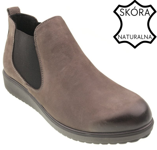 Transitional Shoes Bratbut-Natalia D264PONU gray size 36-41