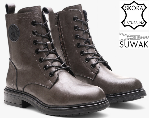 Sergio Leone DBT682-SCISZ women's winter boots graphite size 37-41