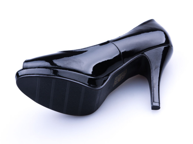 Black women's high heels Always DAH85663-1BL, size 36-41