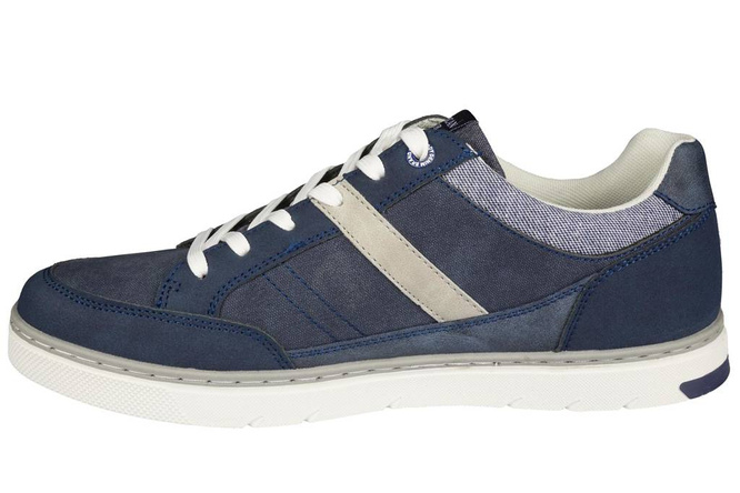 Men's sports shoes American Club MRH-76 navy blue and white, size 41-46