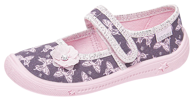 Children's sneakers Viggami DANUSIA BUTTERFLY pink, size 26-33