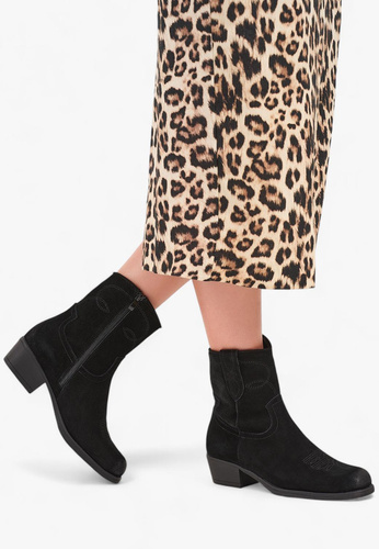 Sergio Leone DBT-284-SCZ women's cowboy boots black size 36-40