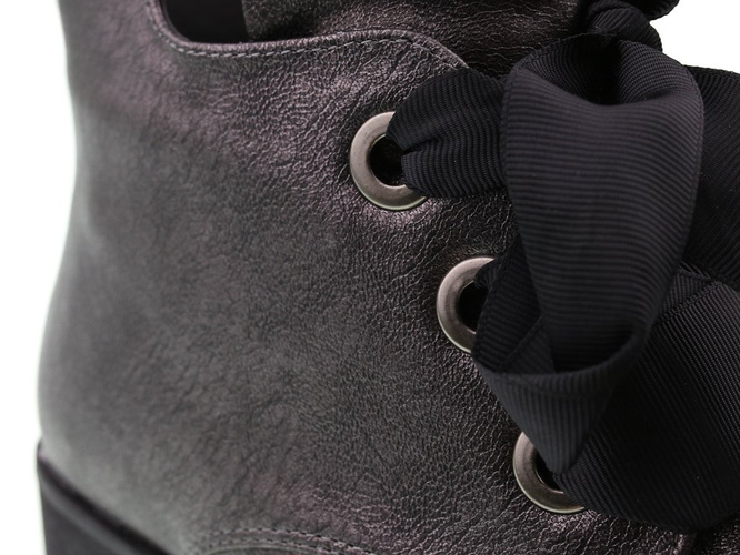 Buty zimowe damskie Sergio Leone DBT305SRPU srebrne rozm.36-41
