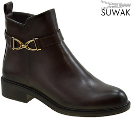 Buty zimowe damskie Urban Projekt D24042BR brązowe rozm.36-41