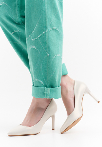 Women's high heels Sergio Leone D1339PE pearl size 36-40