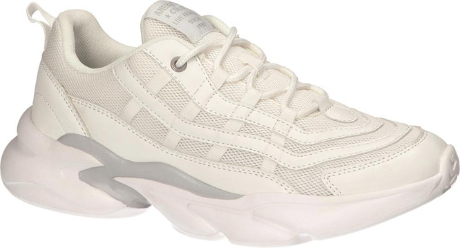 Buty sportowe młodzieżowe American Club DFH-30 białe i czarne rozm.37-41