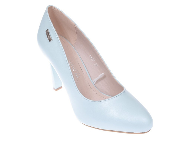 Pumps for women Sergio Leone D1457JNI light blue, size 36-41