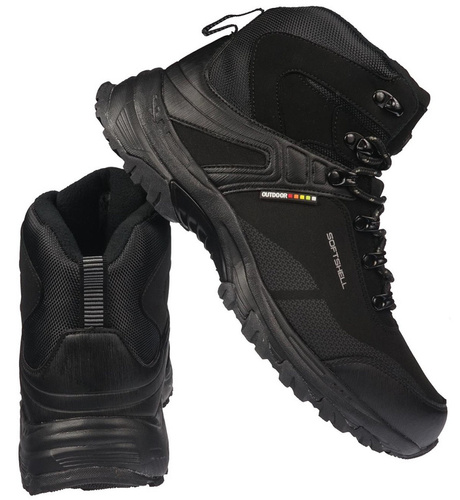 Buty trekkingowe męskie American Club RWT-111 czarne rozm.41-46