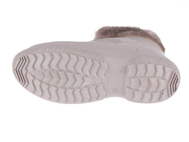 Women's wintery Skarpol DTRZEWIKBEno beige size 37-41
