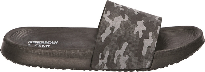 American Club youth pool flip-flops DNH-172 khaki and black size 37-41