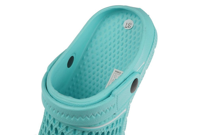 Women's pool slippers LaNo DKL-3-0211-B blue or turquoise size 36-41
