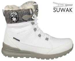 Women's winter shoes American Club DSN-26 white, size 36-41