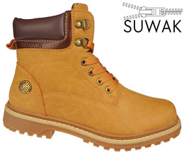 Purlina DSL1556A-3CA youth winter shoes, camel, sizes 36-41