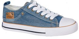 Tenisówki dziecięce American Club CLH-29 jasno jeansowe i ciemno jeansowe rozm.32-36