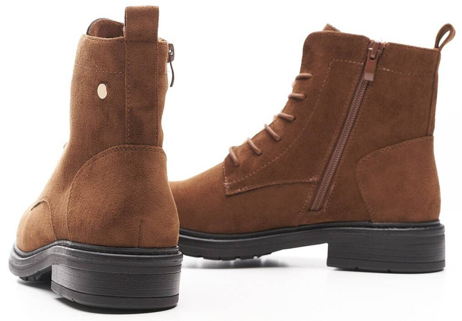 Buty zimowe damskie Sergio Leone DBT590CA camel rozm.36-41