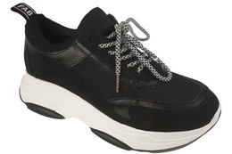 Women's sneakers Fabs D470558. 801 black sizes 36-41