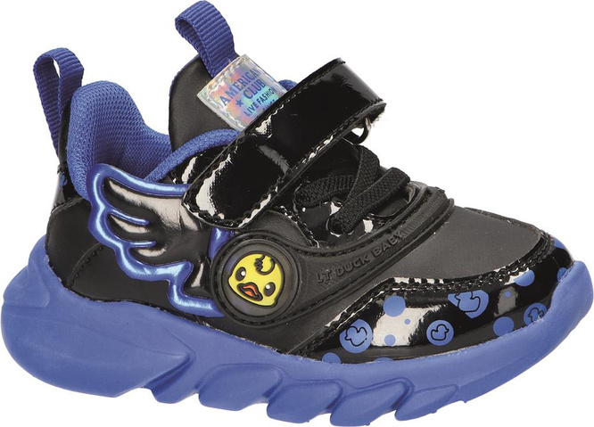 Children's sports shoes American Club ABD-16 black and navy blue size 22-26