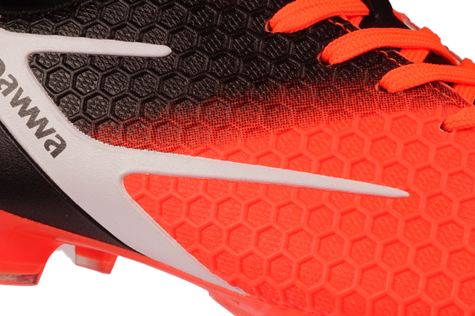 Apawwa DX2607ROR youth soccer cleats orange size 37-41