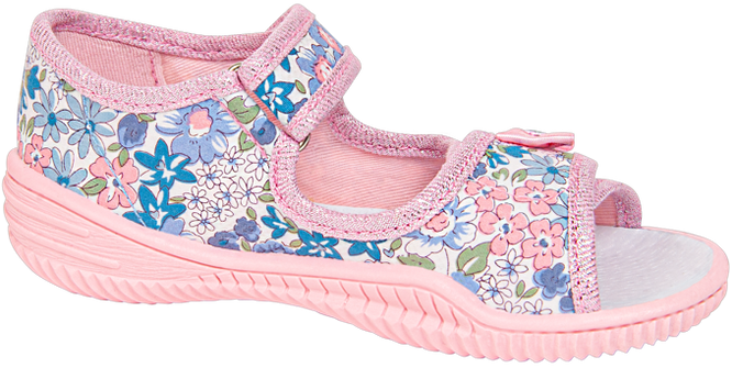 Sneakers for children Viggami ALINKA FLOWERS pink size 20-25