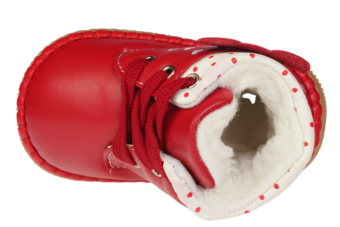  Buty zimowe dziecięce MaiQi AF-60RE czerwone rozm.12-15 