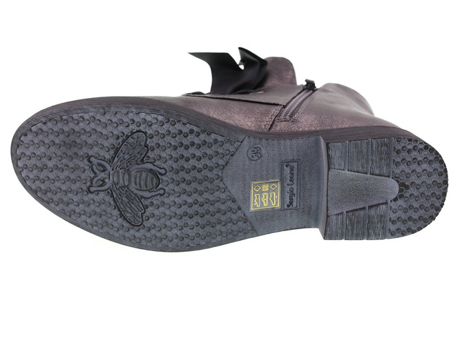 Buty zimowe damskie Sergio Leone DBT305SRPU srebrne rozm.36-41