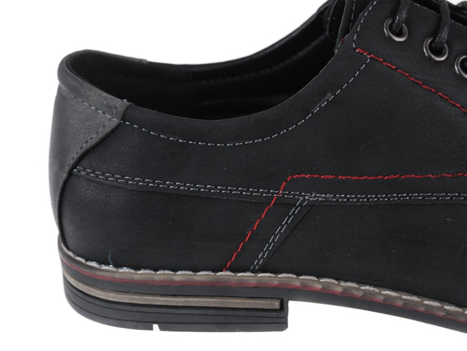 Półbuty młodzieżowe Badoxx DLXC-422BL czarne rozm.36-41