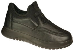 Le Scarpe MA8106-1BL men's winter shoes, black, sizes 41-46